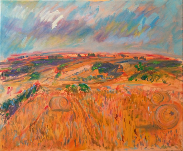 Wolds View (from Yapham), 24×20